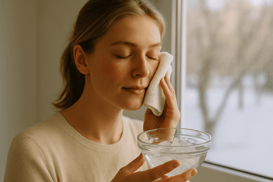 Swedish Beauty Ritual – Ice Water Splash for Skin Vitality